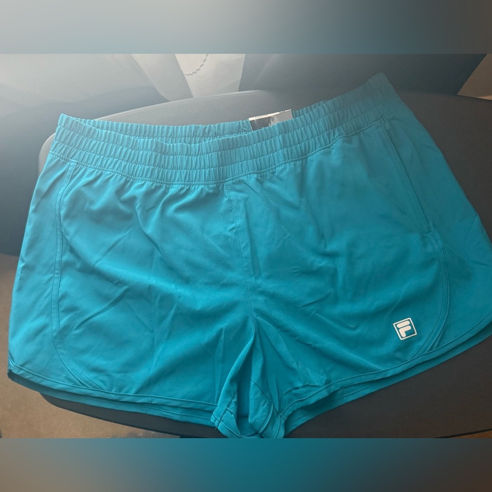Fila Relaxed Fit Shorts Teal XL